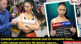 Kasadan paraları cukkalayan kasiyeri güvenlik ters domalttı